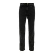 Palm Angels Klassiska Svarta Denim Jeans Black, Dam