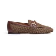 Tod's Brun Beige Loafer Skor Brown, Dam