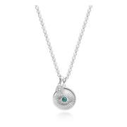 Nialaya Mens Silver Evil Eye and Hamsa Hand Necklace Gray, Herr