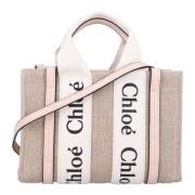 Chloé Rosa Cement Liten Toteväska Beige, Dam