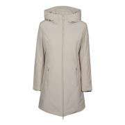 Woolrich Varm Vinter Parka Jacka Gray, Dam