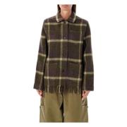 YMC You Must Create Stilig ull Chore Jacket ytterkläder Green, Dam