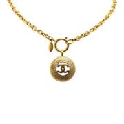 Chanel Vintage Pre-owned Guld chanel-smycken Yellow, Dam