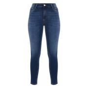 Kocca Stone-Washed Skinny Jeans Blue, Dam