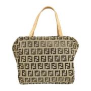 Fendi Vintage Pre-owned Tyg fendi-vskor Beige, Dam