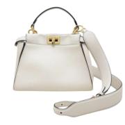 Fendi Vintage Pre-owned Laeder fendi-vskor White, Dam