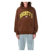 Pleasures Brun Stickat Shortys Hoodie Aw24 Brown, Herr