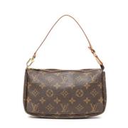 Louis Vuitton Vintage Pre-owned Canvas handvskor Brown, Dam