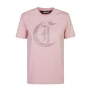 Just Cavalli Rosa T-shirts & Polos för kvinnor Pink, Dam