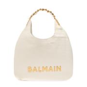 Balmain Axelväska 1945 Soft Beige, Dam