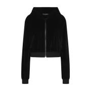 Dolce & Gabbana Casual Sweatshirt med Unik Design Black, Dam