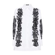 Dolce & Gabbana Casual Skjorta med Unik Design White, Dam