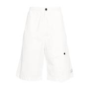 C.p. Company Cargo Bermuda Shorts White, Herr