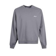 Axel Arigato Grå Bomull Crew Neck Sweatshirt Gray, Herr