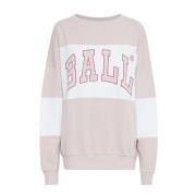 Ball Vintage Lilac Sweatshirt med Cool Print Pink, Dam