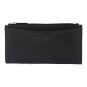 Chanel Vintage Pre-owned Laeder plnbcker Black, Dam