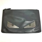 Fendi Vintage Pre-owned Laeder fendi-vskor Gray, Herr