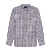 Lyle & Scott Gingham Rutig Skjorta Multicolor, Herr