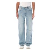 MM6 Maison Margiela Ljusblå Slim Fit Jeans Blue, Herr