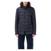 Moncler Marin Quiltad ytterkläder Jacka Aw24 Blue, Herr