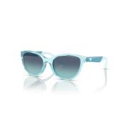 Emporio Armani Eleganta solglasögon i propionatmaterial Blue, Unisex