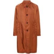 Dries Van Noten Stilig Rankles Coat för Män Orange, Herr