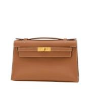 Hermès Vintage Pre-owned Laeder kuvertvskor Brown, Dam