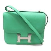 Hermès Vintage Pre-owned Laeder axelremsvskor Green, Dam