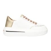 Alexander Smith Lancaster Platform Läder Sneakers White, Dam