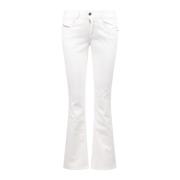 Diesel Bootcut Flare Jeans D-Ebbey White, Dam