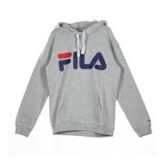 Fila Klassiskt Logotyp Hoodie Ljusgrå Gray, Herr