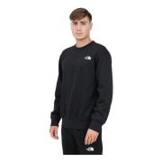 The North Face Essential Svart Crewneck Tröja Black, Herr