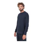 Selected Homme Blå Crew Neck Sweater Casual Höst Vinter Blue, Herr