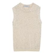 Golden Goose Stilren Tanktop för Kvinnor Beige, Dam