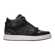 Premiata Basketinspirerade Couture Sneakers med Brogue-detaljer Black,...