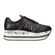 Premiata Beth Sneakers i Tekniska Material Black, Dam