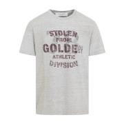 Golden Goose Vintage Print T-shirt Gray, Herr