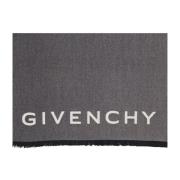 Givenchy Bicolor Ull Scarf Höst-Vinter 2024 Gray, Unisex