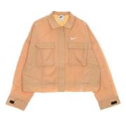 Nike Field Jacket med justerbara manschetter Beige, Dam