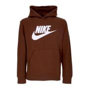 Nike Club Hoodie Pullover Långärmad Sweatshirt Brown, Herr