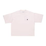 Carhartt Wip Naturlig Garment Färgad Dam Tee Pink, Dam