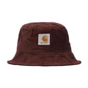 Carhartt Wip Sammet Fisherman Bucket Hat för män Brown, Unisex