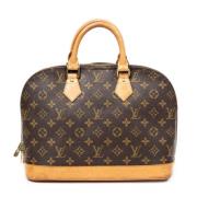 Louis Vuitton Vintage Pre-owned Canvas handvskor Brown, Dam