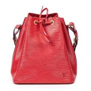 Louis Vuitton Vintage Pre-owned Laeder axelremsvskor Red, Dam