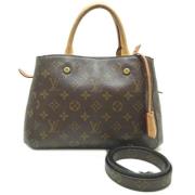 Louis Vuitton Vintage Pre-owned Tyg louis-vuitton-vskor Brown, Dam