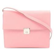 Hermès Vintage Pre-owned Laeder crossbodyvskor Pink, Dam