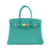 Hermès Vintage Pre-owned Laeder handvskor Green, Dam