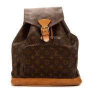 Louis Vuitton Vintage Pre-owned Canvas ryggsckar Brown, Dam