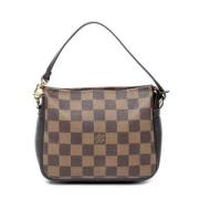 Louis Vuitton Vintage Pre-owned Canvas handvskor Brown, Dam