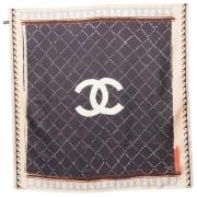 Chanel Vintage Pre-owned Silke sjalar Gray, Dam